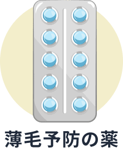 薄毛予防の薬