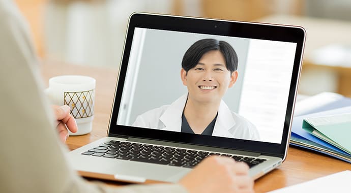 オンラインでの再診、相談